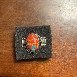 Terrifically Terrazzo Red Ring